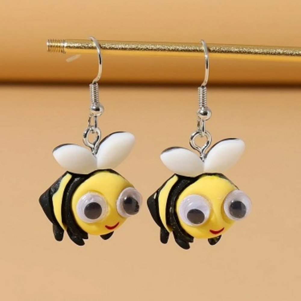 Bee Handmade Drop Earrings